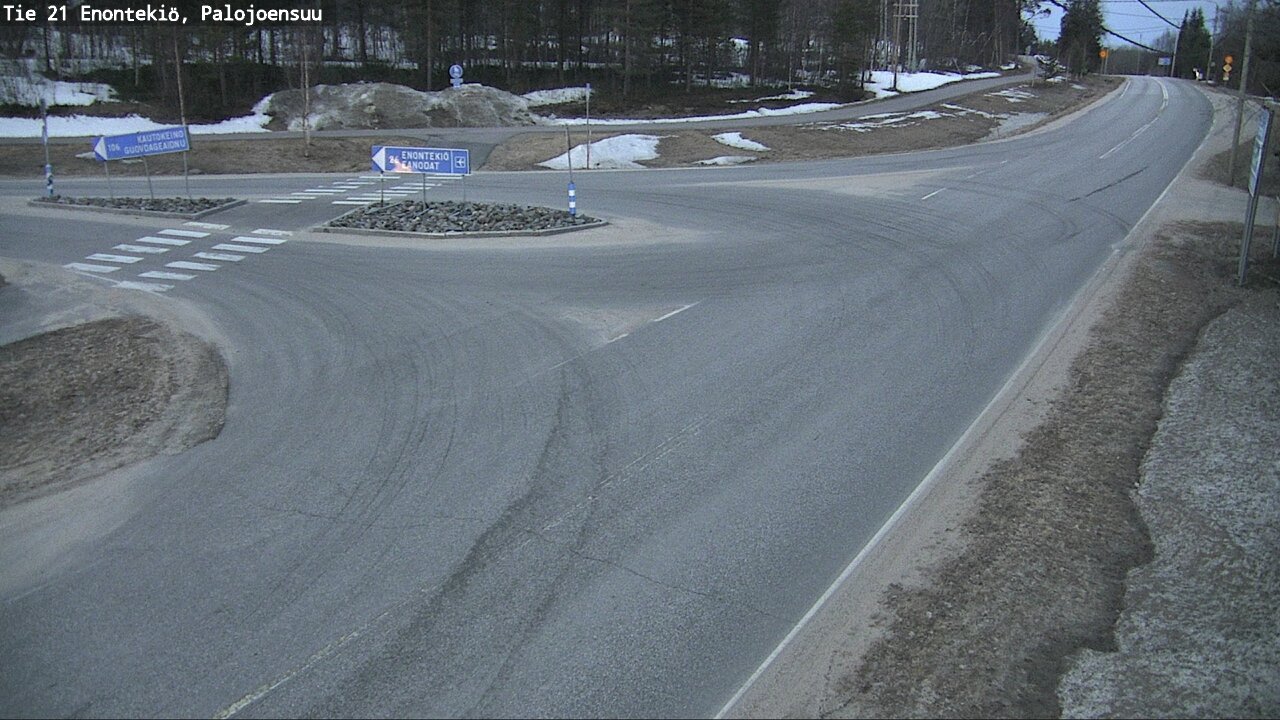 Weather Camera Image Road 21 Enontekiö, Palojoensuu, Enontekiö, Lappi