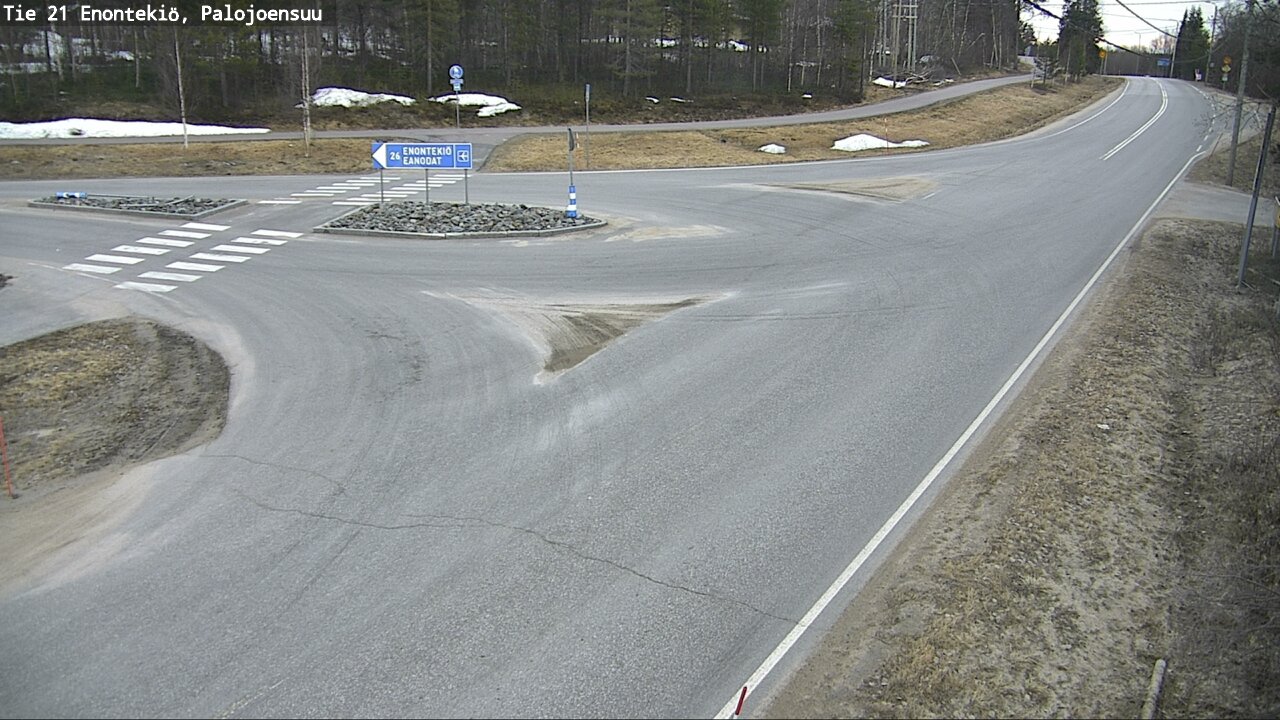 Weather Camera Image Road 21 Enontekiö, Palojoensuu, Enontekiö, Lappi