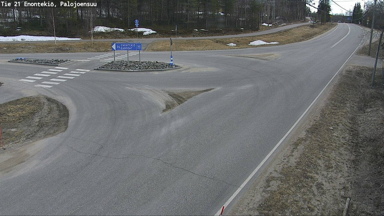 Weather Camera Image Väg 21 Enontekis, Palojoensuu, Enontekiö, Lappi