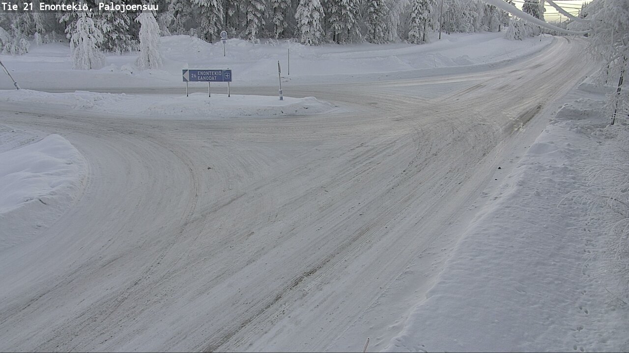 Weather Camera Image Väg 21 Enontekis, Palojoensuu, Enontekiö, Lappi