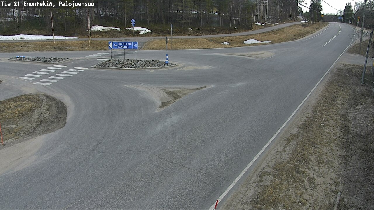 Weather Camera Image Väg 21 Enontekis, Palojoensuu, Enontekiö, Lappi