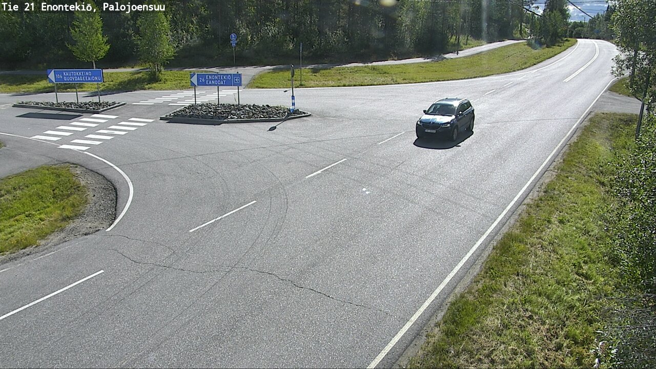 Weather Camera Image Road 21 Enontekiö, Palojoensuu, Enontekiö, Lappi