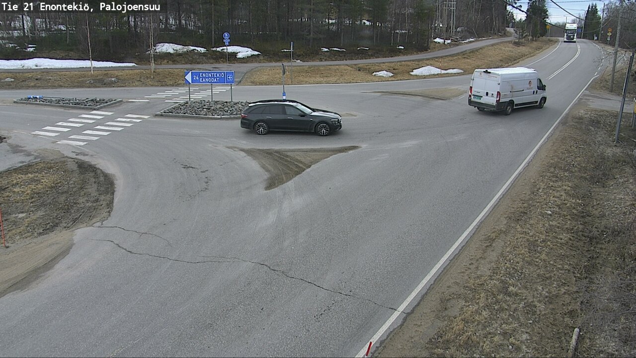 Weather Camera Image Väg 21 Enontekis, Palojoensuu, Enontekiö, Lappi