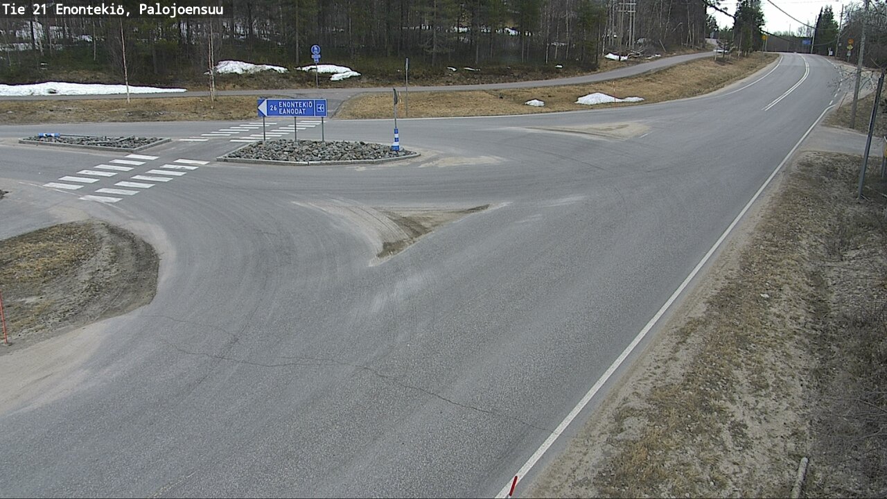 Weather Camera Image Väg 21 Enontekis, Palojoensuu, Enontekiö, Lappi