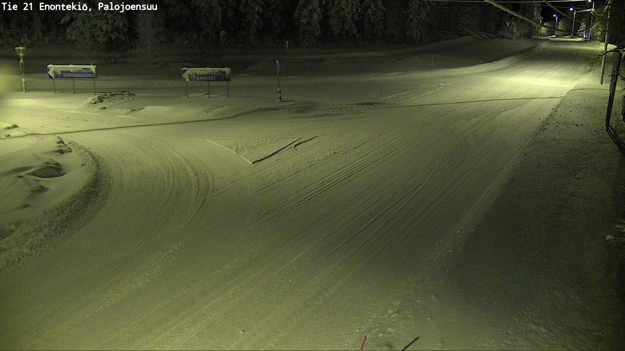 Weather Camera Image Väg 21 Enontekis, Palojoensuu, Enontekiö, Lappi