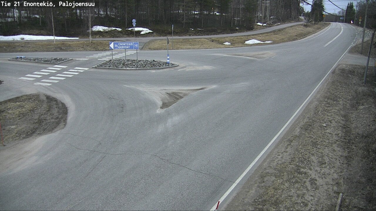 Weather Camera Image Road 21 Enontekiö, Palojoensuu, Enontekiö, Lappi
