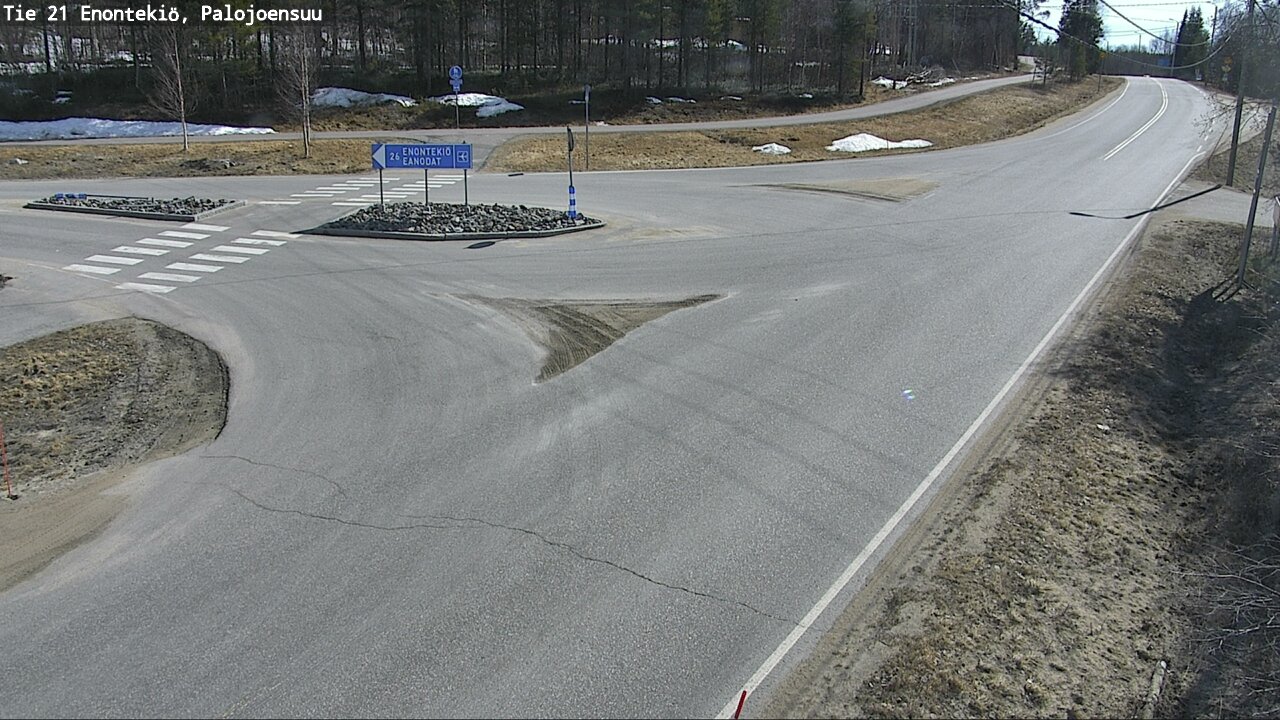 Weather Camera Image Väg 21 Enontekis, Palojoensuu, Enontekiö, Lappi