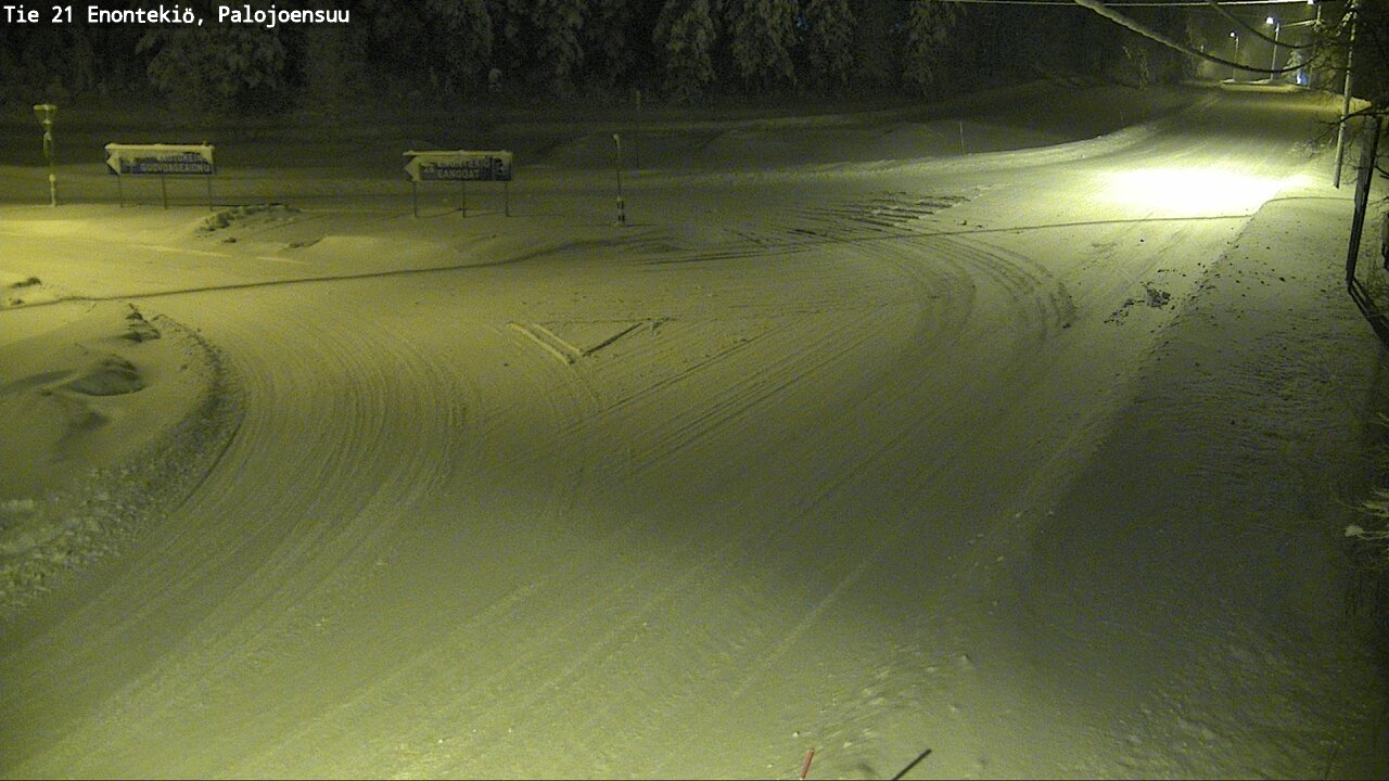 Weather Camera Image Väg 21 Enontekis, Palojoensuu, Enontekiö, Lappi