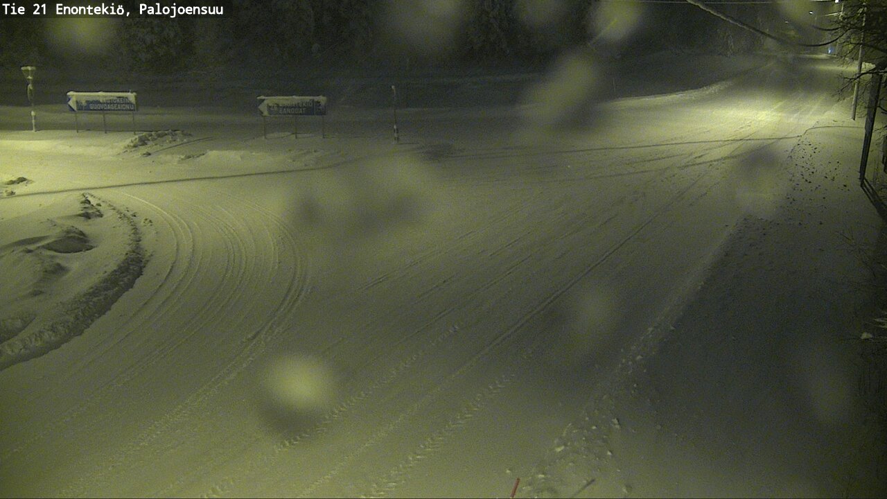 Weather Camera Image Väg 21 Enontekis, Palojoensuu, Enontekiö, Lappi