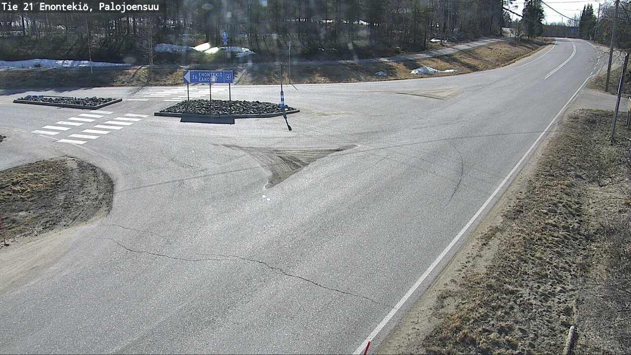Weather Camera Image Road 21 Enontekiö, Palojoensuu, Enontekiö, Lappi