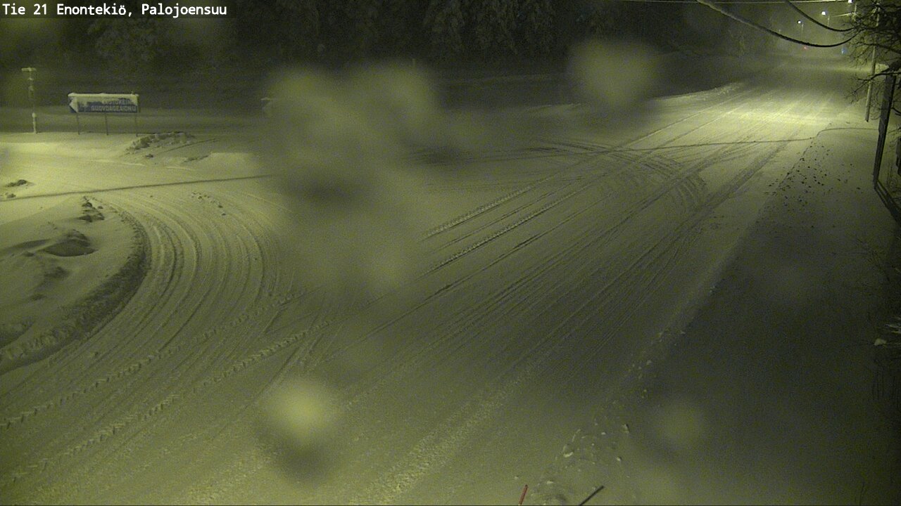 Weather Camera Image Väg 21 Enontekis, Palojoensuu, Enontekiö, Lappi