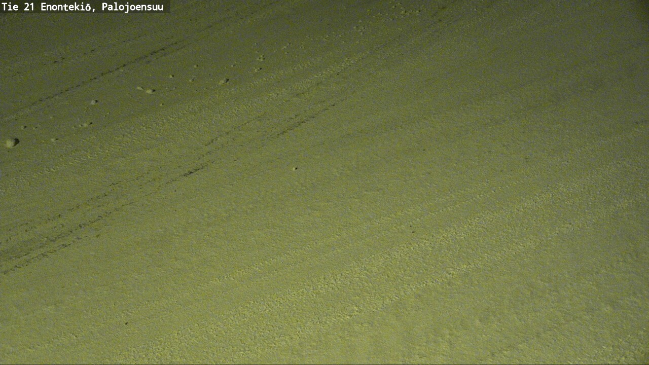 Weather Camera Image Väg 21 Enontekis, Palojoensuu, Enontekiö, Lappi
