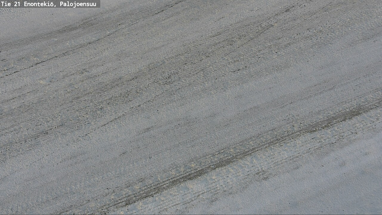 Weather Camera Image Road 21 Enontekiö, Palojoensuu, Enontekiö, Lappi