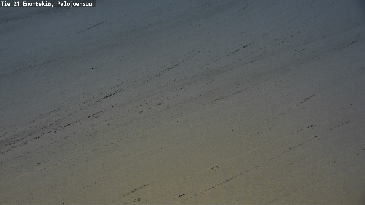 Weather Camera Image Väg 21 Enontekis, Palojoensuu, Enontekiö, Lappi