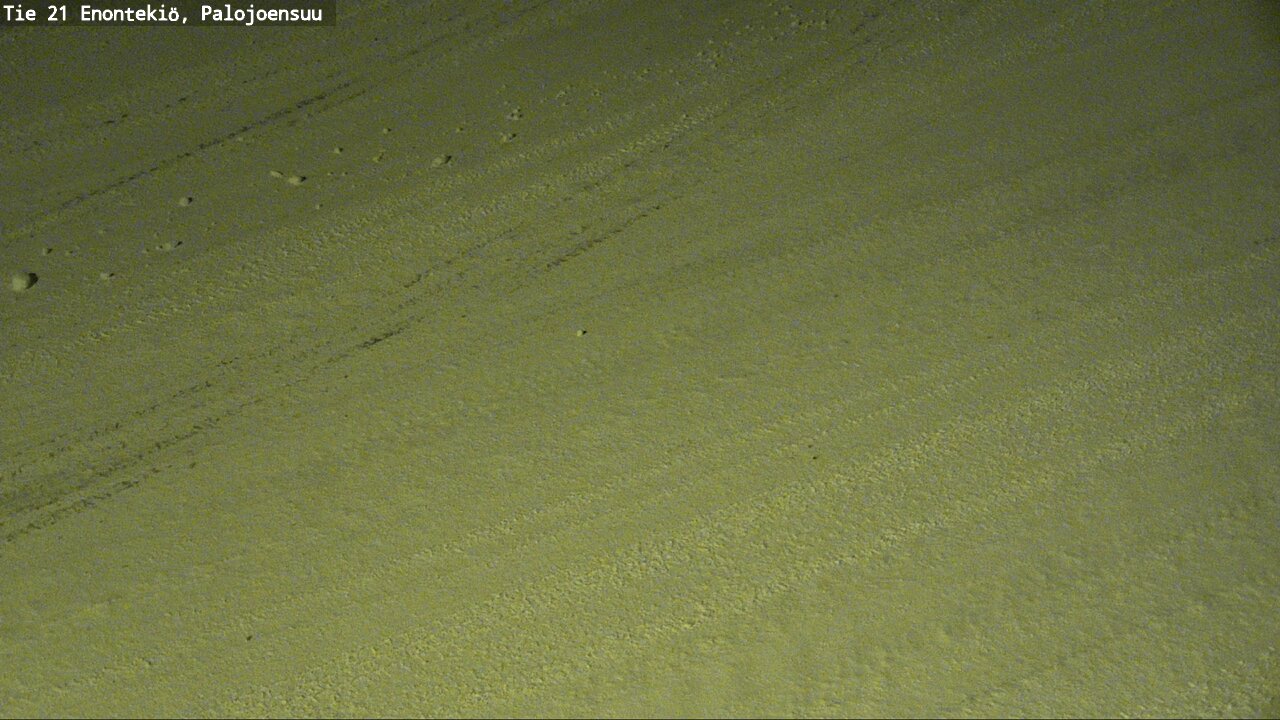 Weather Camera Image Road 21 Enontekiö, Palojoensuu, Enontekiö, Lappi