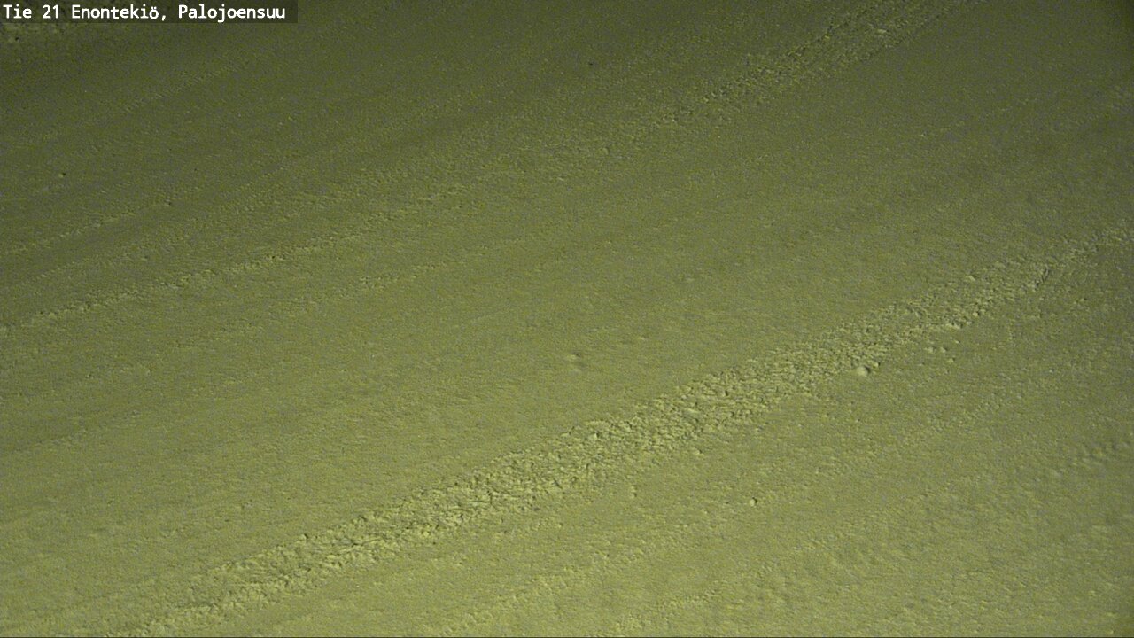 Weather Camera Image Road 21 Enontekiö, Palojoensuu, Enontekiö, Lappi