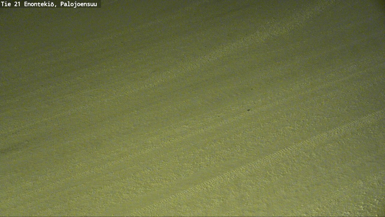 Weather Camera Image Road 21 Enontekiö, Palojoensuu, Enontekiö, Lappi