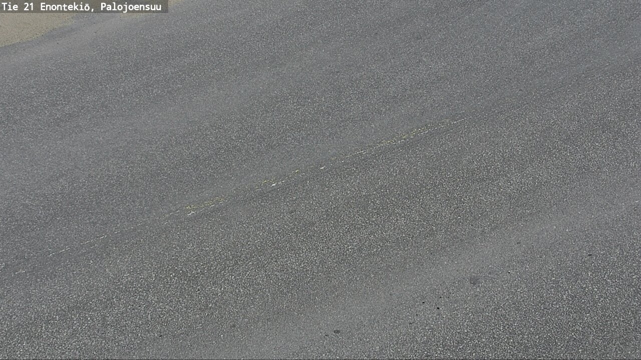 Weather Camera Image Road 21 Enontekiö, Palojoensuu, Enontekiö, Lappi