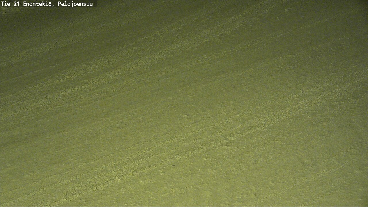 Weather Camera Image Road 21 Enontekiö, Palojoensuu, Enontekiö, Lappi