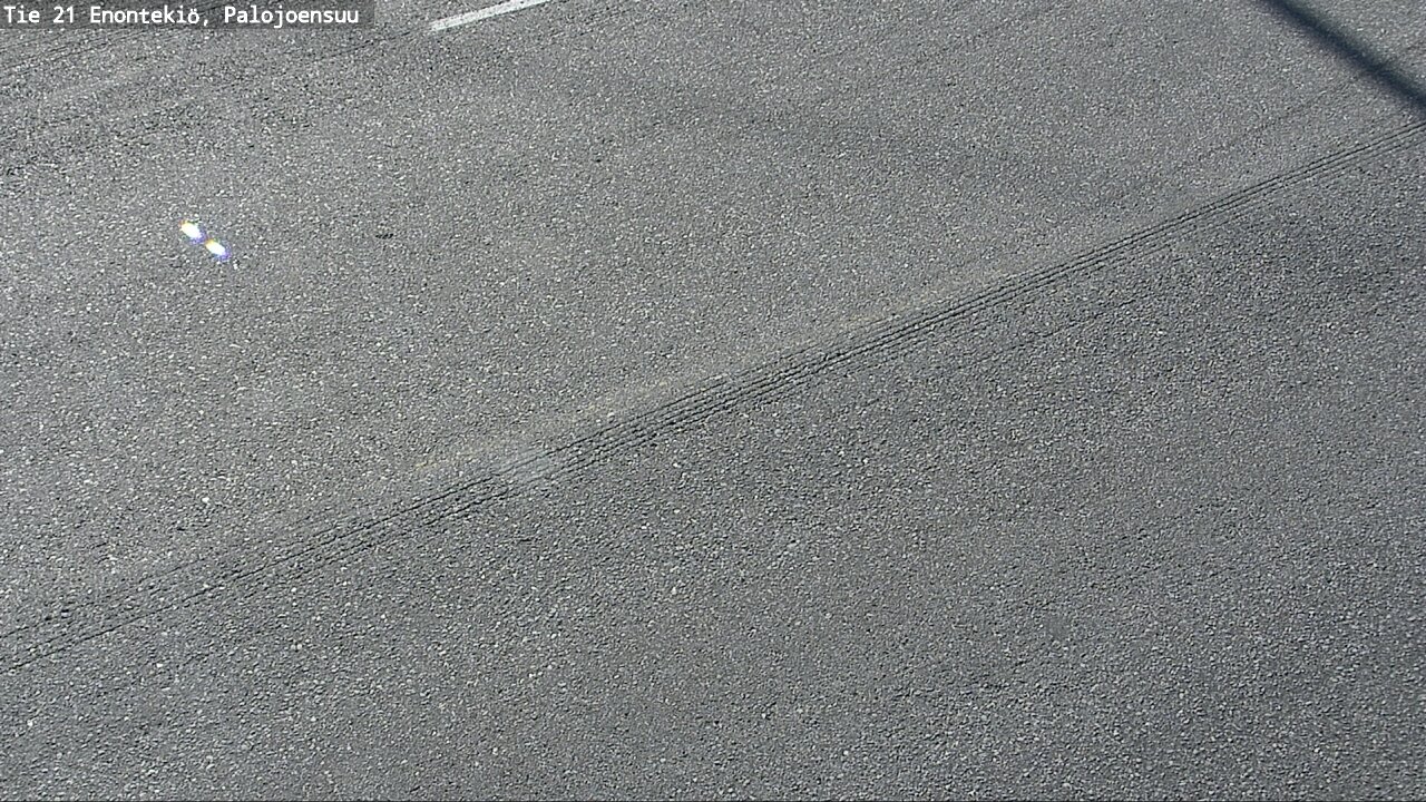 Weather Camera Image Road 21 Enontekiö, Palojoensuu, Enontekiö, Lappi