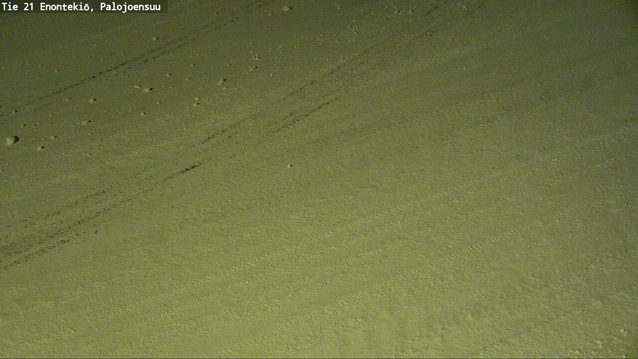 Weather Camera Image Road 21 Enontekiö, Palojoensuu, Enontekiö, Lappi