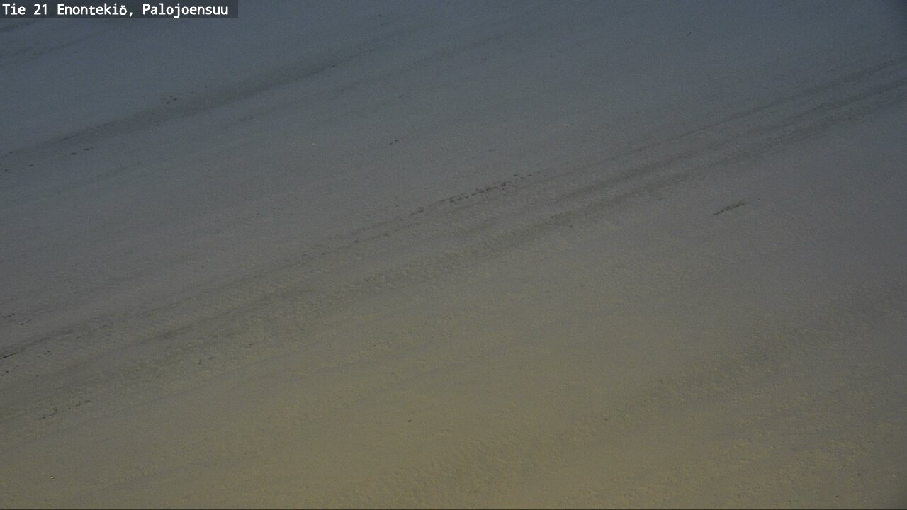 Weather Camera Image Road 21 Enontekiö, Palojoensuu, Enontekiö, Lappi