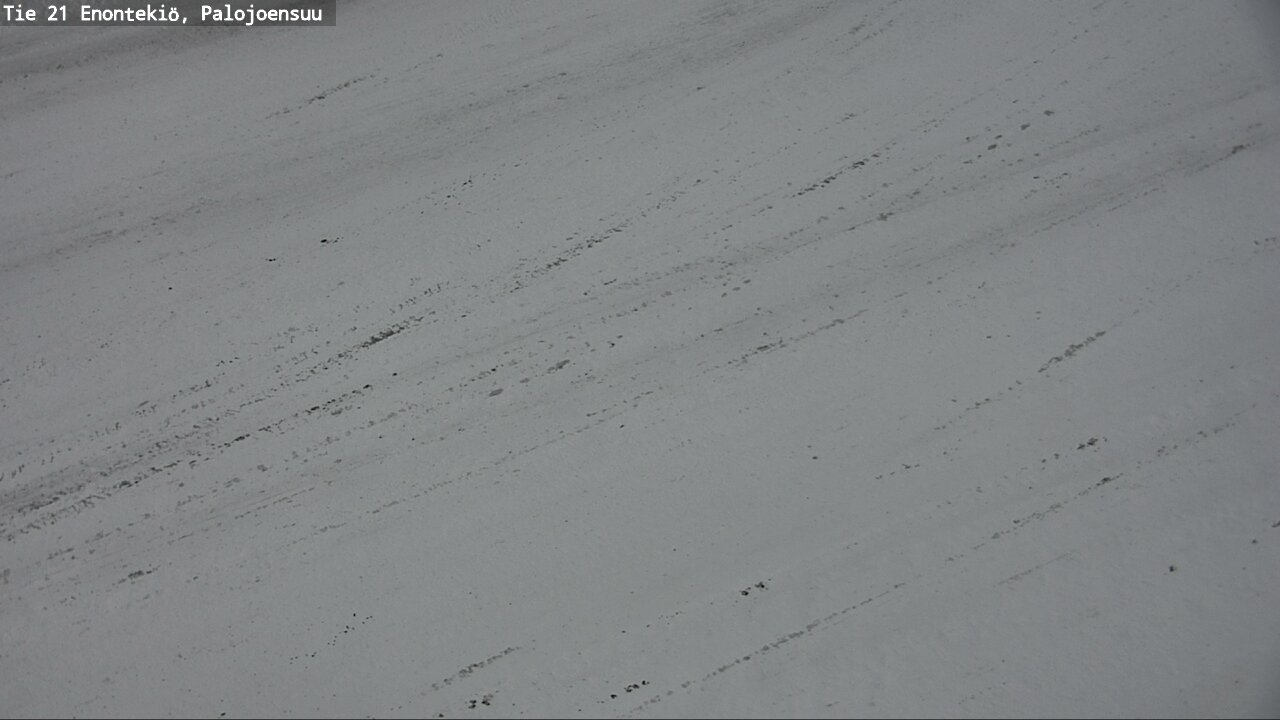 Weather Camera Image Väg 21 Enontekis, Palojoensuu, Enontekiö, Lappi