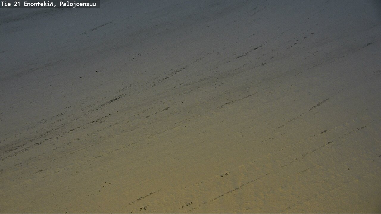 Weather Camera Image Väg 21 Enontekis, Palojoensuu, Enontekiö, Lappi
