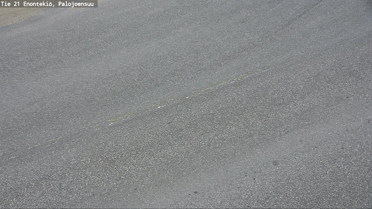 Weather Camera Image Road 21 Enontekiö, Palojoensuu, Enontekiö, Lappi