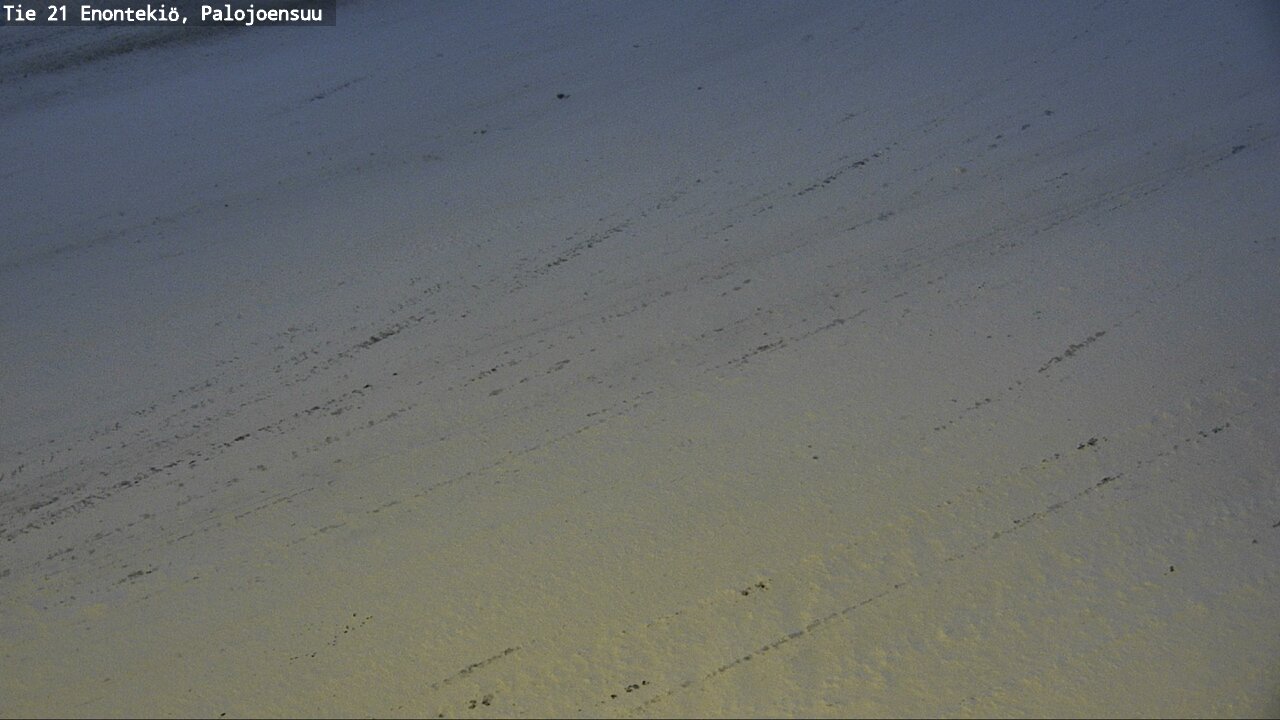Weather Camera Image Väg 21 Enontekis, Palojoensuu, Enontekiö, Lappi