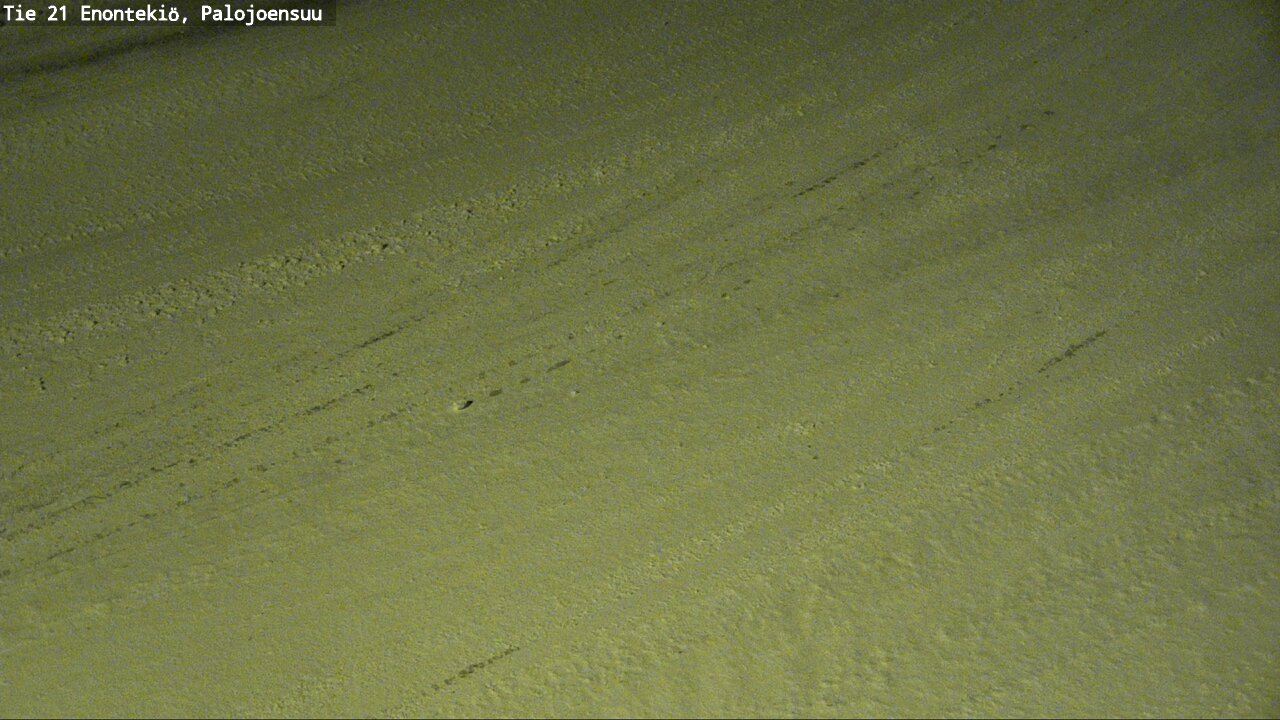 Weather Camera Image Road 21 Enontekiö, Palojoensuu, Enontekiö, Lappi
