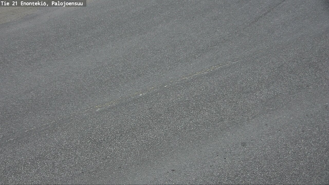 Weather Camera Image Road 21 Enontekiö, Palojoensuu, Enontekiö, Lappi