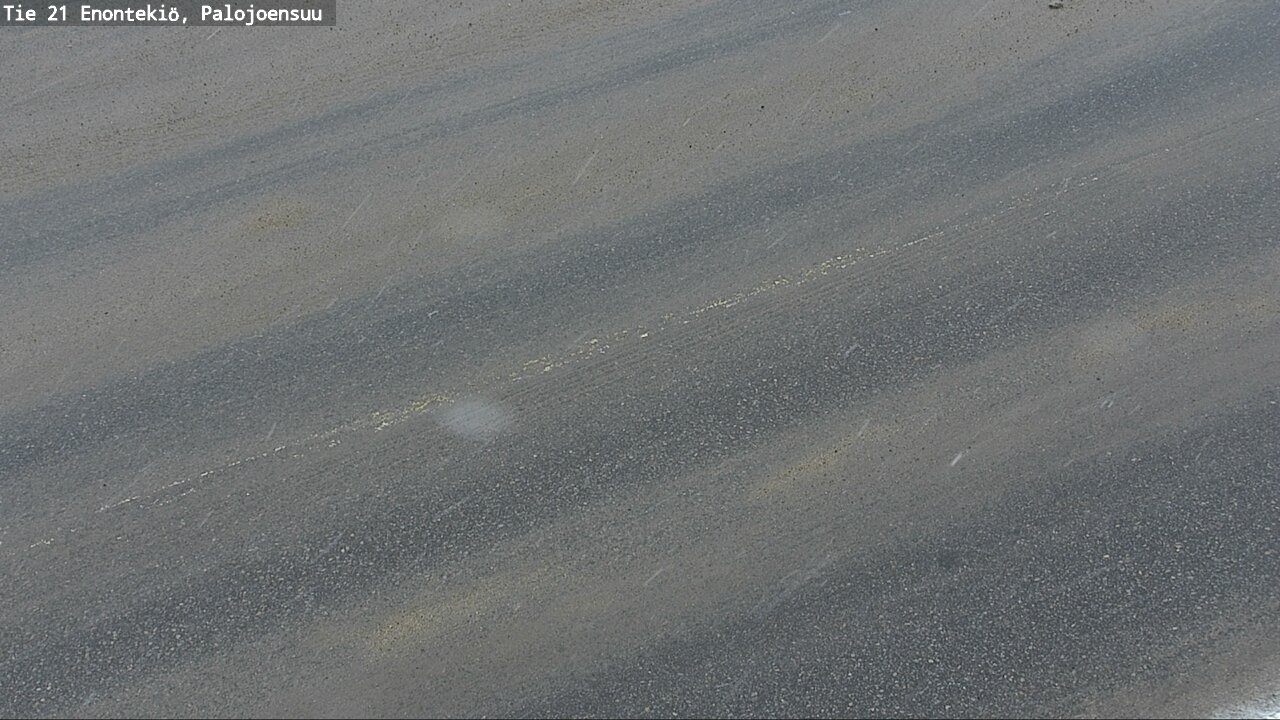 Weather Camera Image Road 21 Enontekiö, Palojoensuu, Enontekiö, Lappi