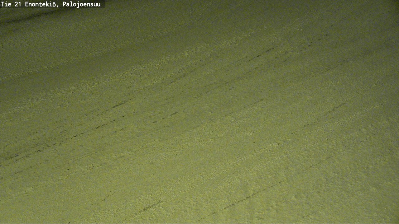 Weather Camera Image Road 21 Enontekiö, Palojoensuu, Enontekiö, Lappi