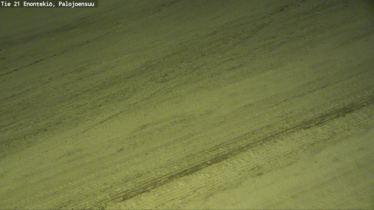 Weather Camera Image Road 21 Enontekiö, Palojoensuu, Enontekiö, Lappi