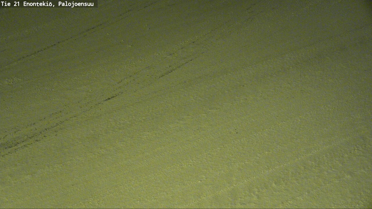 Weather Camera Image Road 21 Enontekiö, Palojoensuu, Enontekiö, Lappi