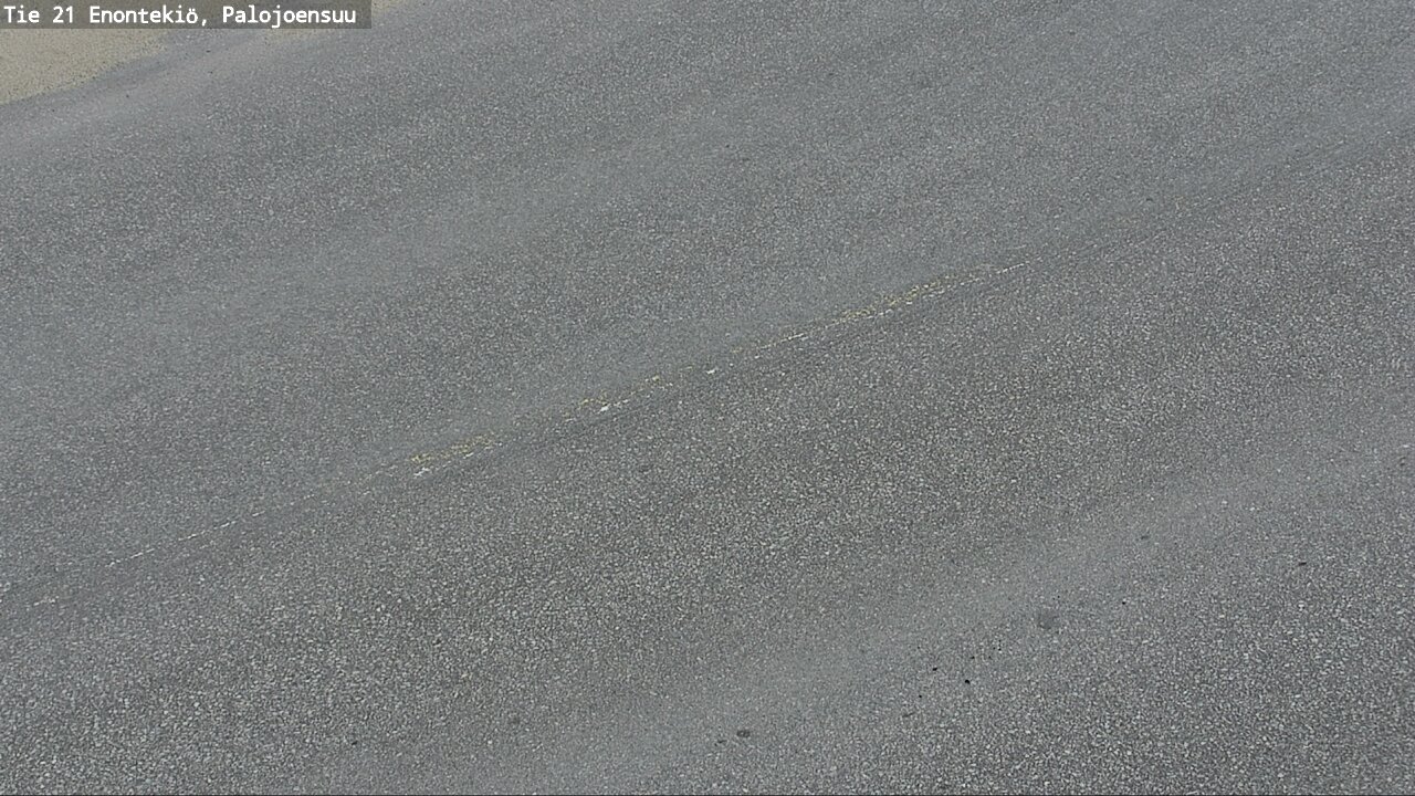 Weather Camera Image Road 21 Enontekiö, Palojoensuu, Enontekiö, Lappi
