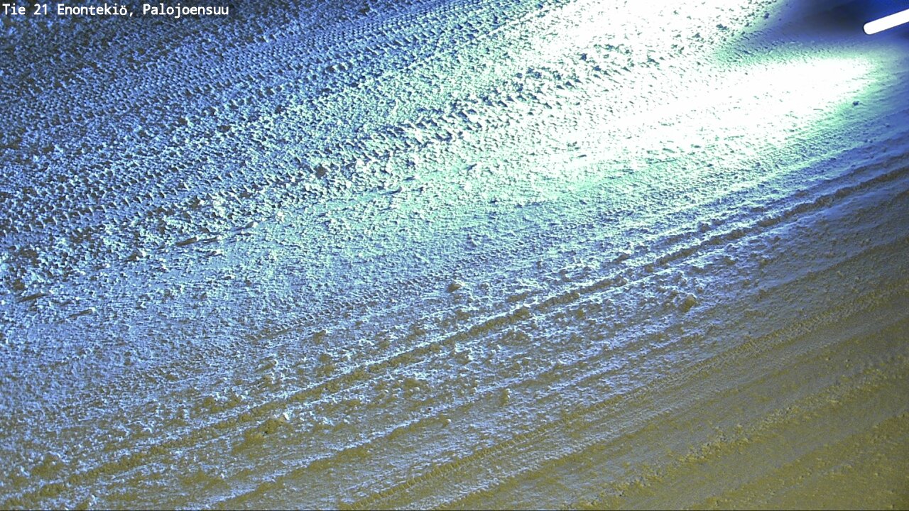 Weather Camera Image Road 21 Enontekiö, Palojoensuu, Enontekiö, Lappi