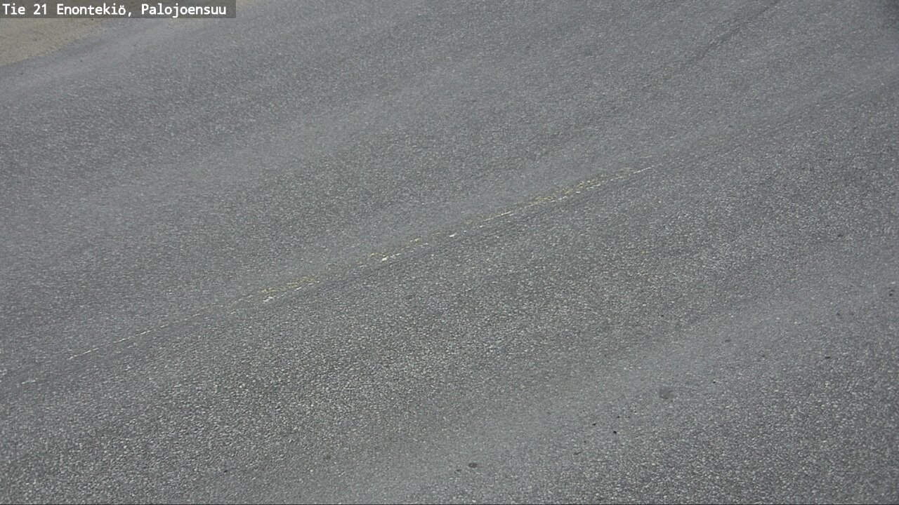 Weather Camera Image Road 21 Enontekiö, Palojoensuu, Enontekiö, Lappi