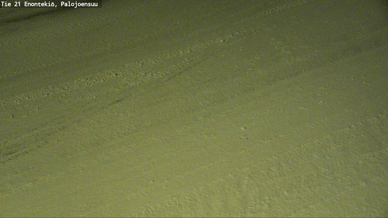 Weather Camera Image Road 21 Enontekiö, Palojoensuu, Enontekiö, Lappi