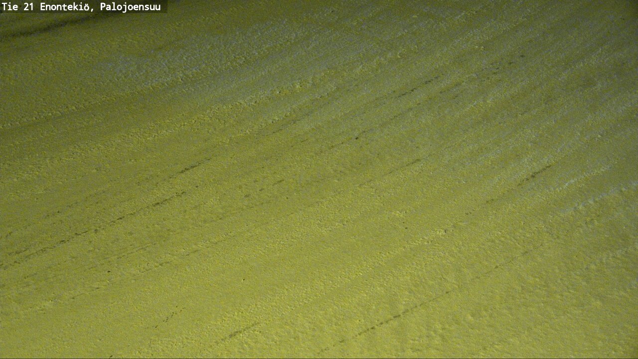 Weather Camera Image Road 21 Enontekiö, Palojoensuu, Enontekiö, Lappi