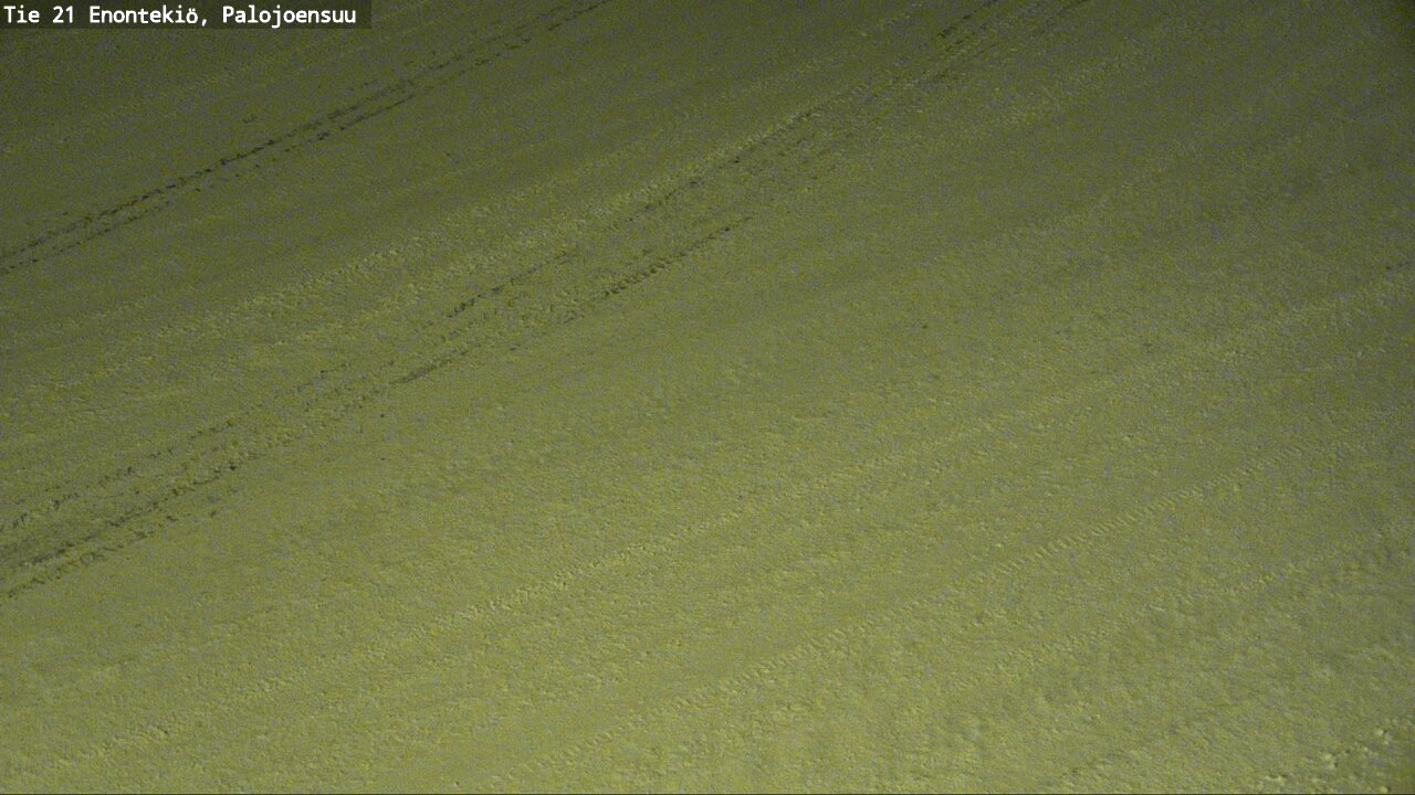 Weather Camera Image Road 21 Enontekiö, Palojoensuu, Enontekiö, Lappi