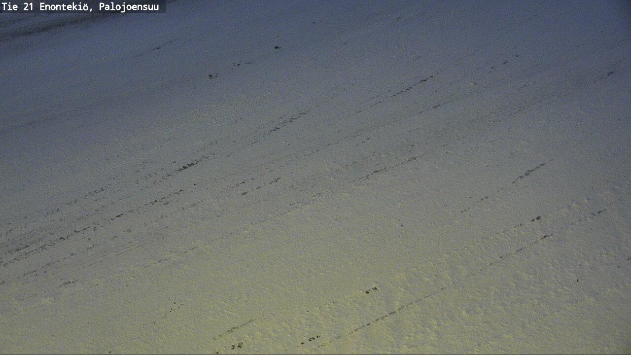 Weather Camera Image Väg 21 Enontekis, Palojoensuu, Enontekiö, Lappi