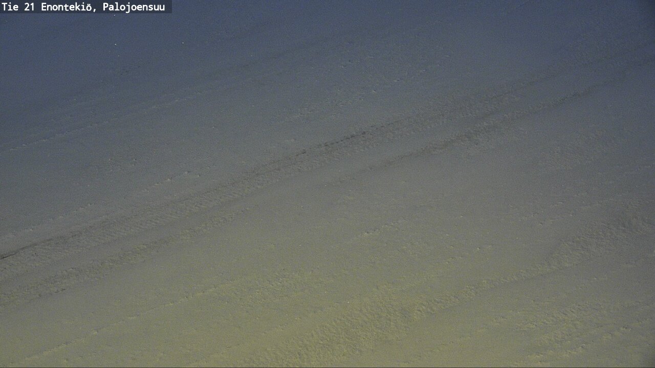 Weather Camera Image Road 21 Enontekiö, Palojoensuu, Enontekiö, Lappi