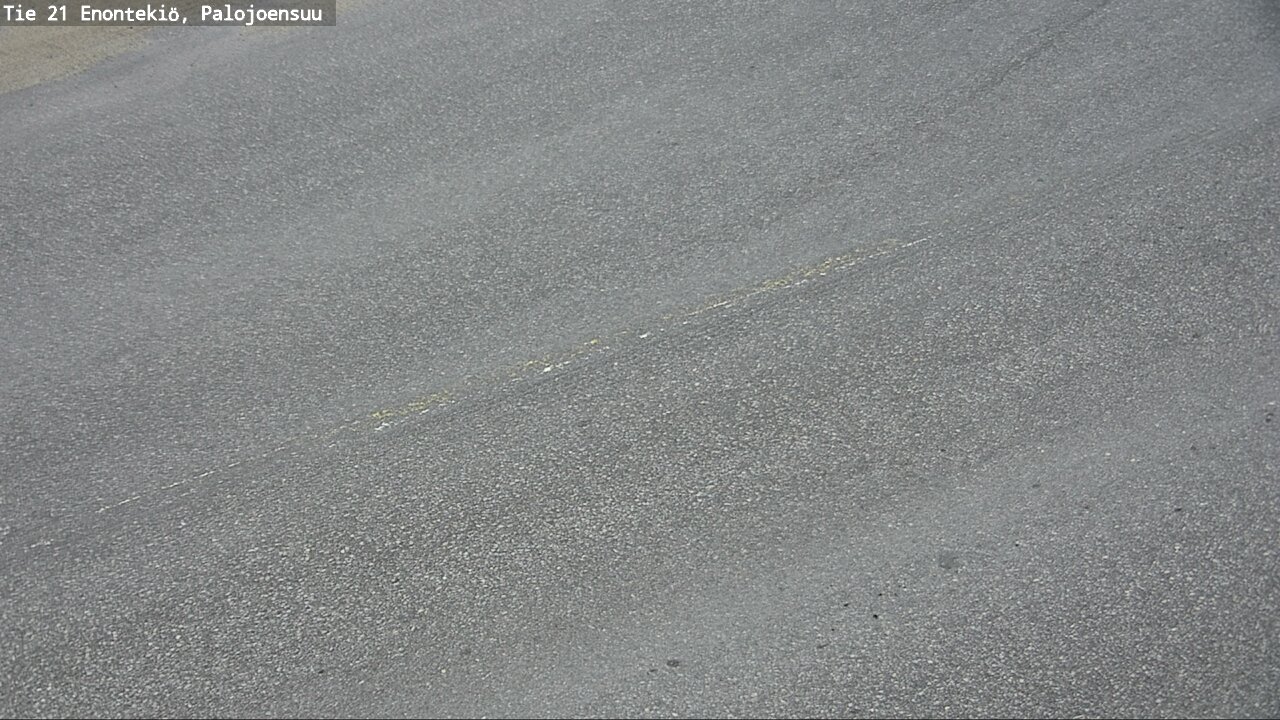Weather Camera Image Road 21 Enontekiö, Palojoensuu, Enontekiö, Lappi