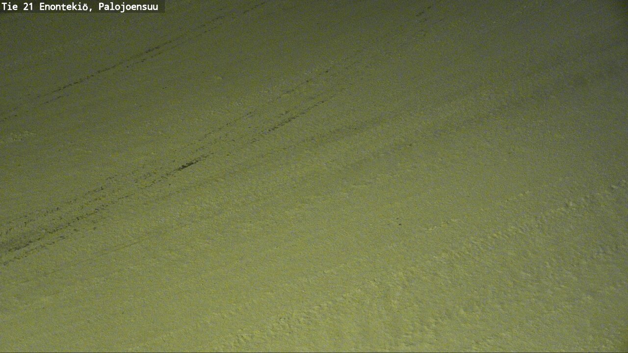 Weather Camera Image Road 21 Enontekiö, Palojoensuu, Enontekiö, Lappi