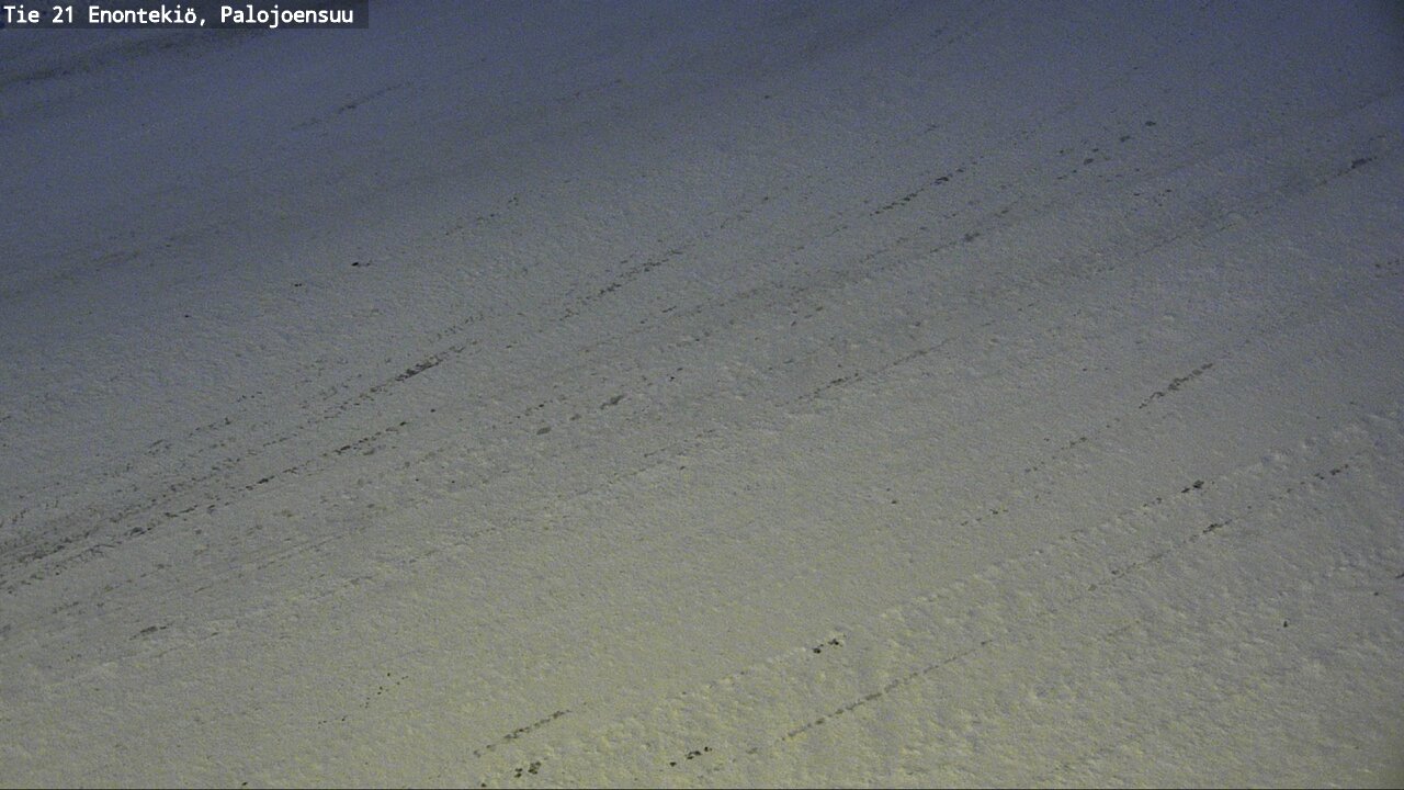 Weather Camera Image Väg 21 Enontekis, Palojoensuu, Enontekiö, Lappi