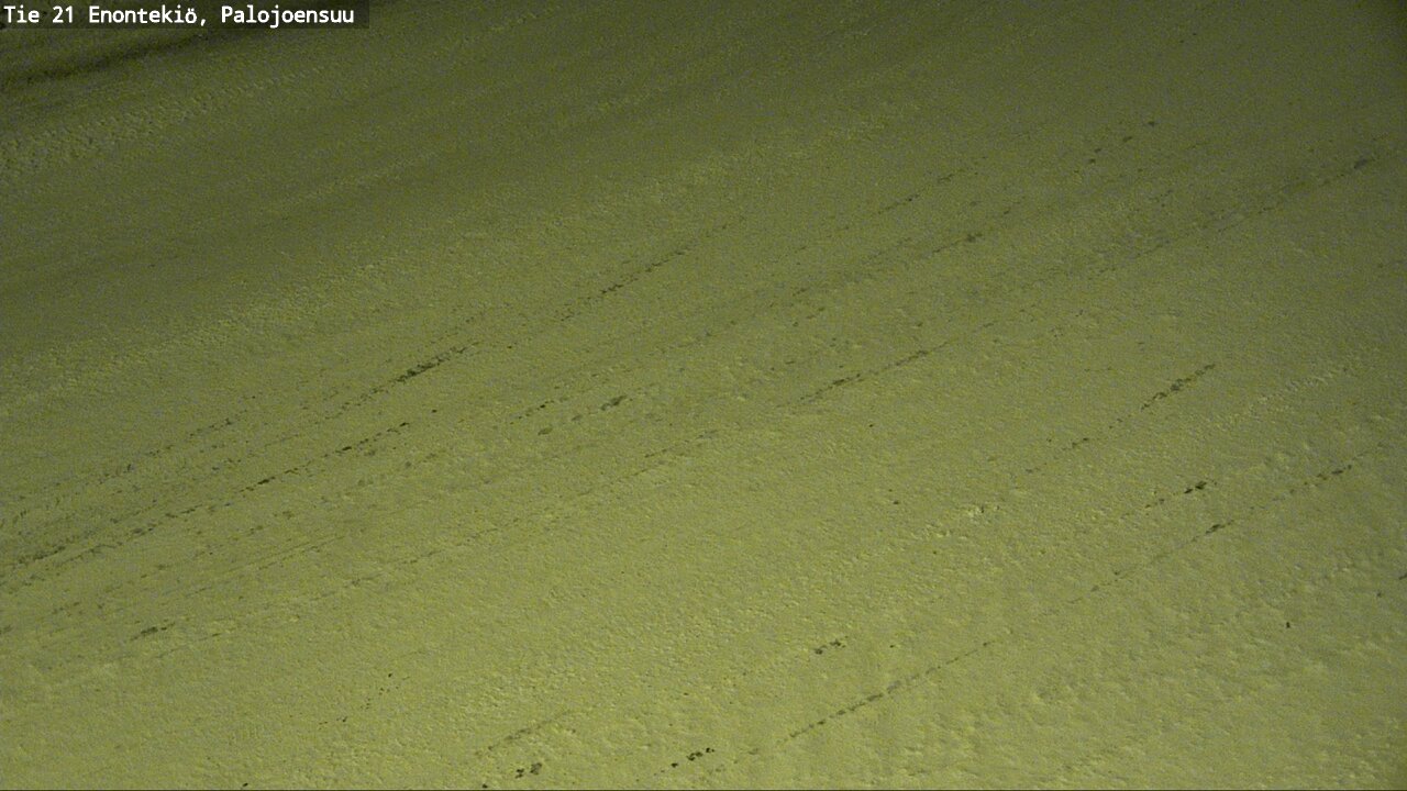 Weather Camera Image Road 21 Enontekiö, Palojoensuu, Enontekiö, Lappi