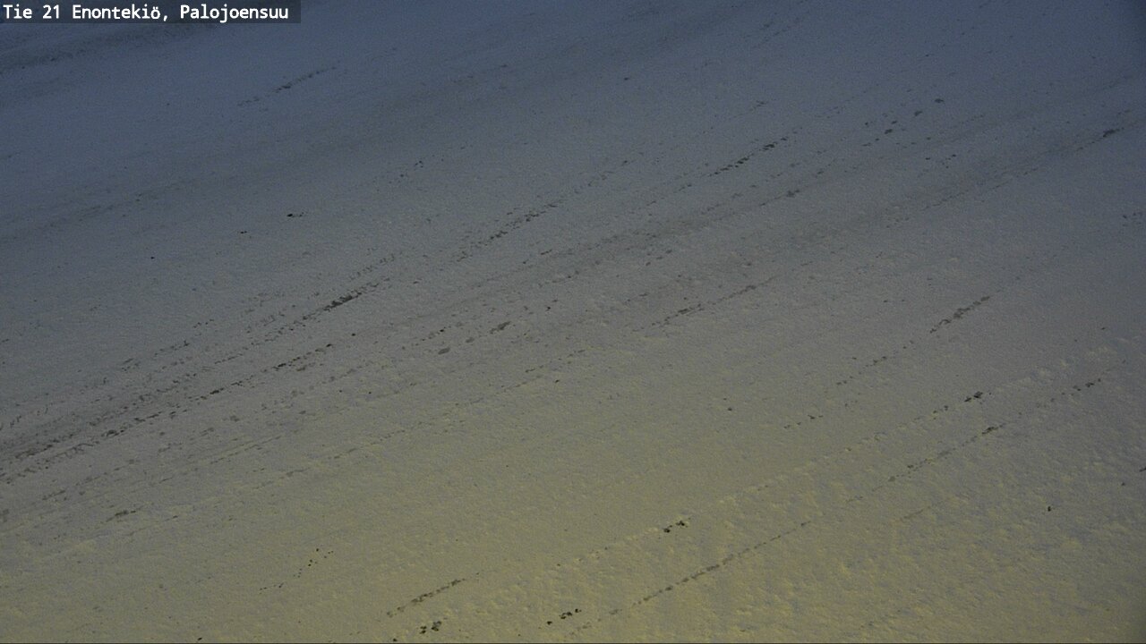 Weather Camera Image Väg 21 Enontekis, Palojoensuu, Enontekiö, Lappi