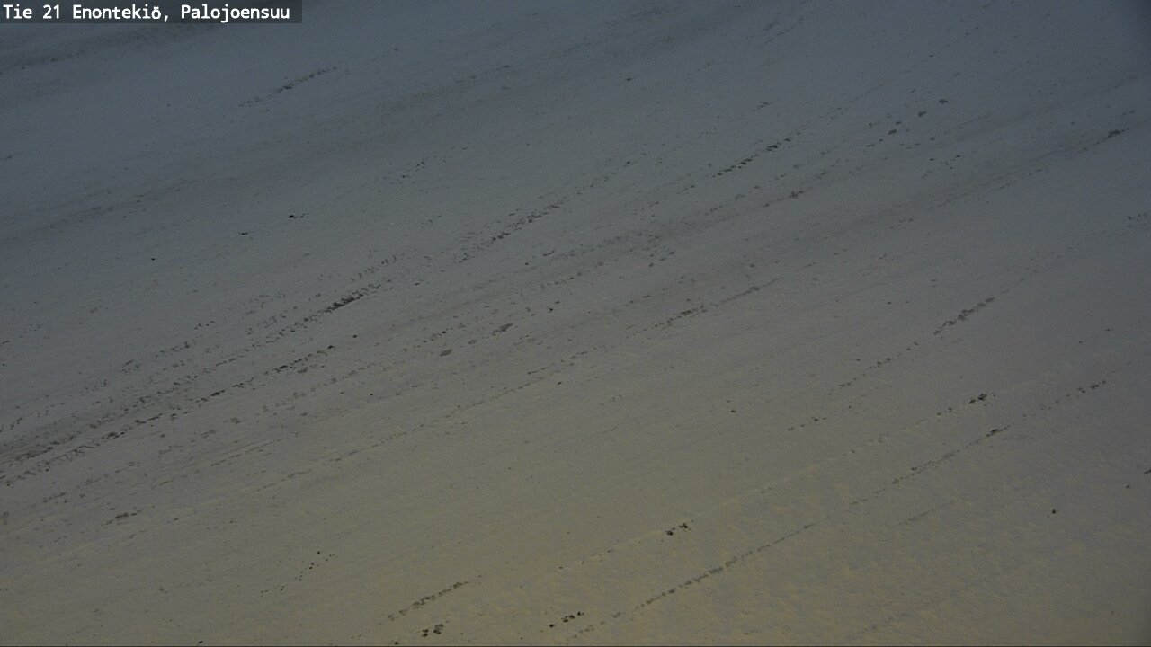 Weather Camera Image Väg 21 Enontekis, Palojoensuu, Enontekiö, Lappi